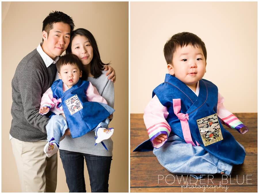 ttraditional korean baby's first birthday outfit